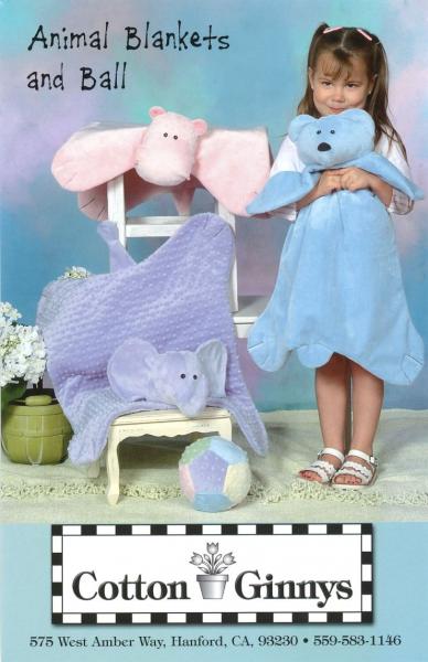 Animal Blankets and Ball